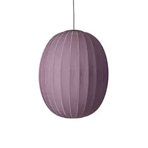 Made By Hand  - Knit-Wit 65 High Oval Pendant LED - Burgundy